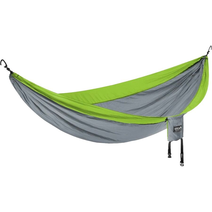 Eagles Nest Outfitters SingleNest Hammock Grey/Chartreuse