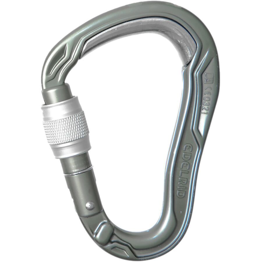 Edelrid HMS Bulletproof Screw Carabiner Slate