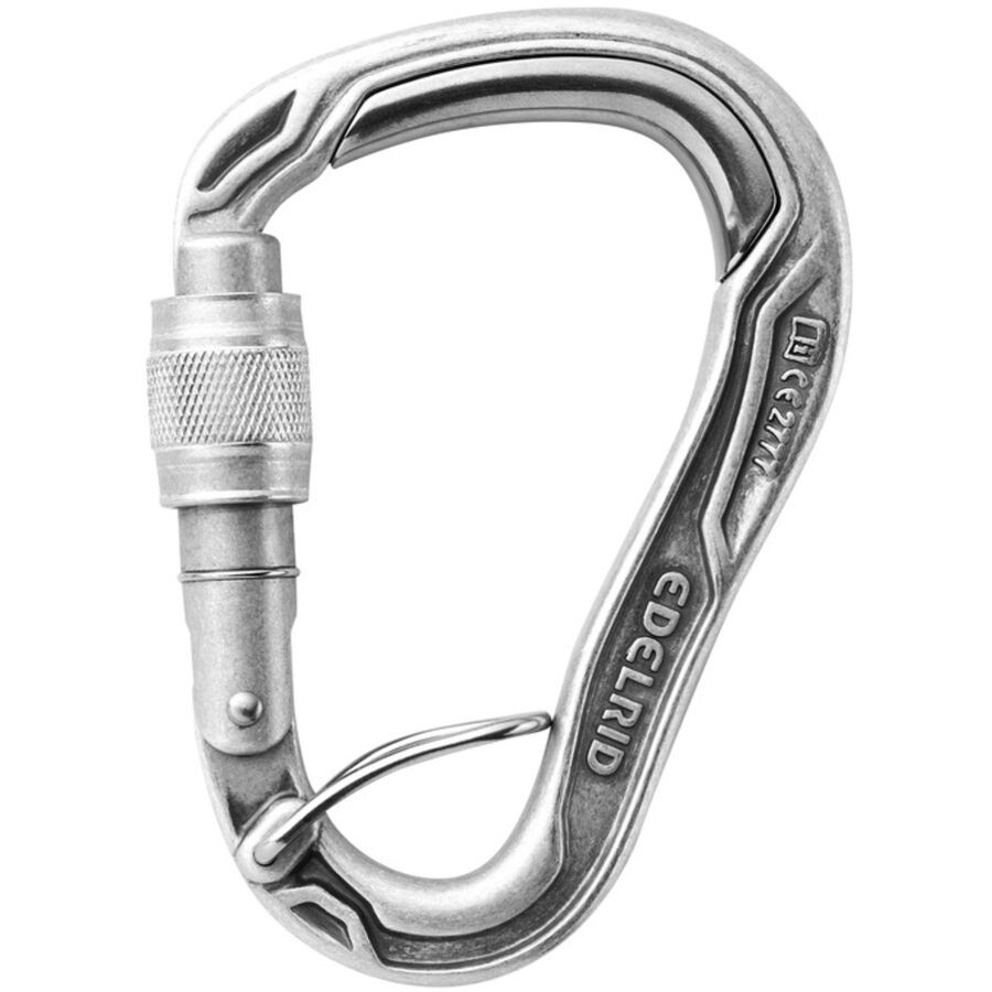 Edelrid HMS Bulletproof Screw FG Locking Carabiner Eco