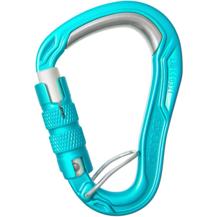 Edelrid HMS Bulletproof Triple FG Locking Carabiner Icemint