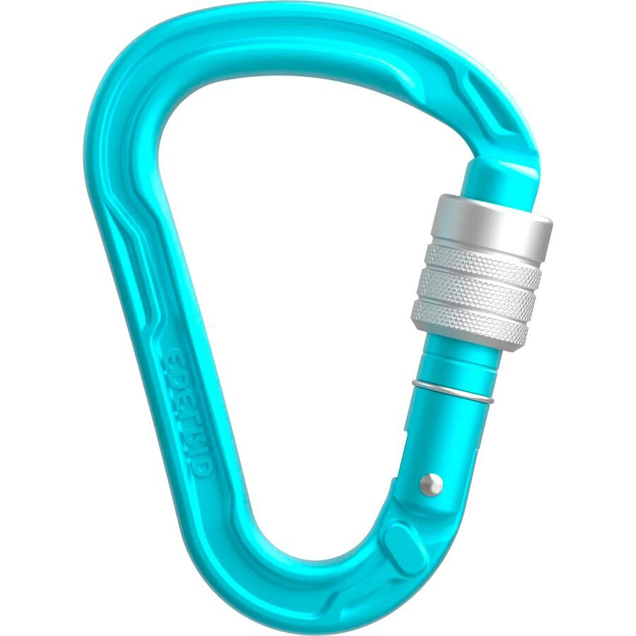 Edelrid HMS Strike Screw Locking Carabiner Icemint