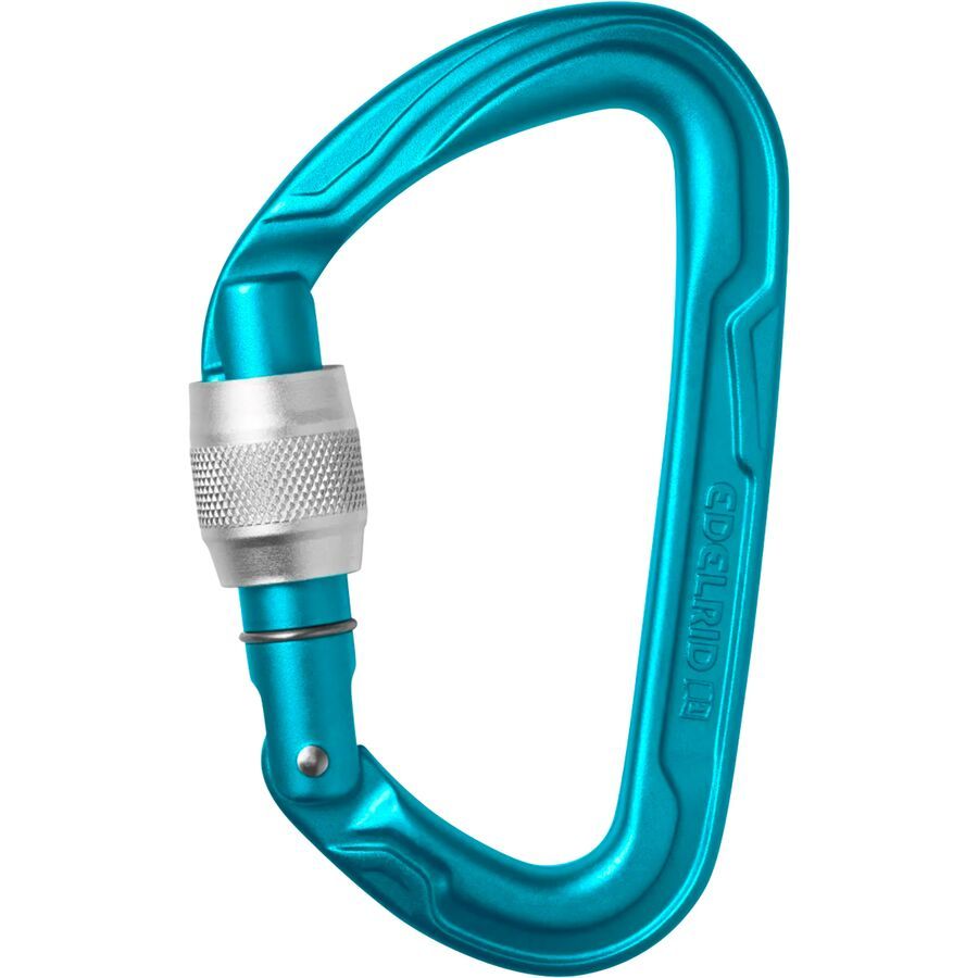 Edelrid Pure Screw Locking Carabiner Icemint