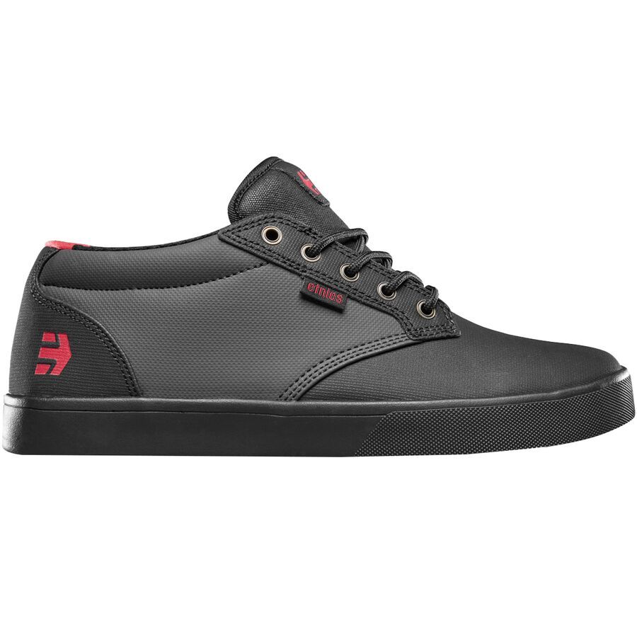 Etnies Jameson Mid Crank Cycling Shoe - Men's Black/Dark Grey/Red