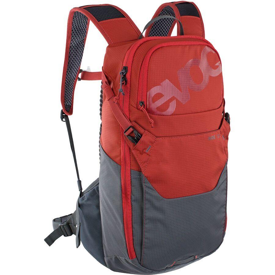 Evoc Ride 12L Backpack + 2L Bladder Chili Red/Carbon/Red