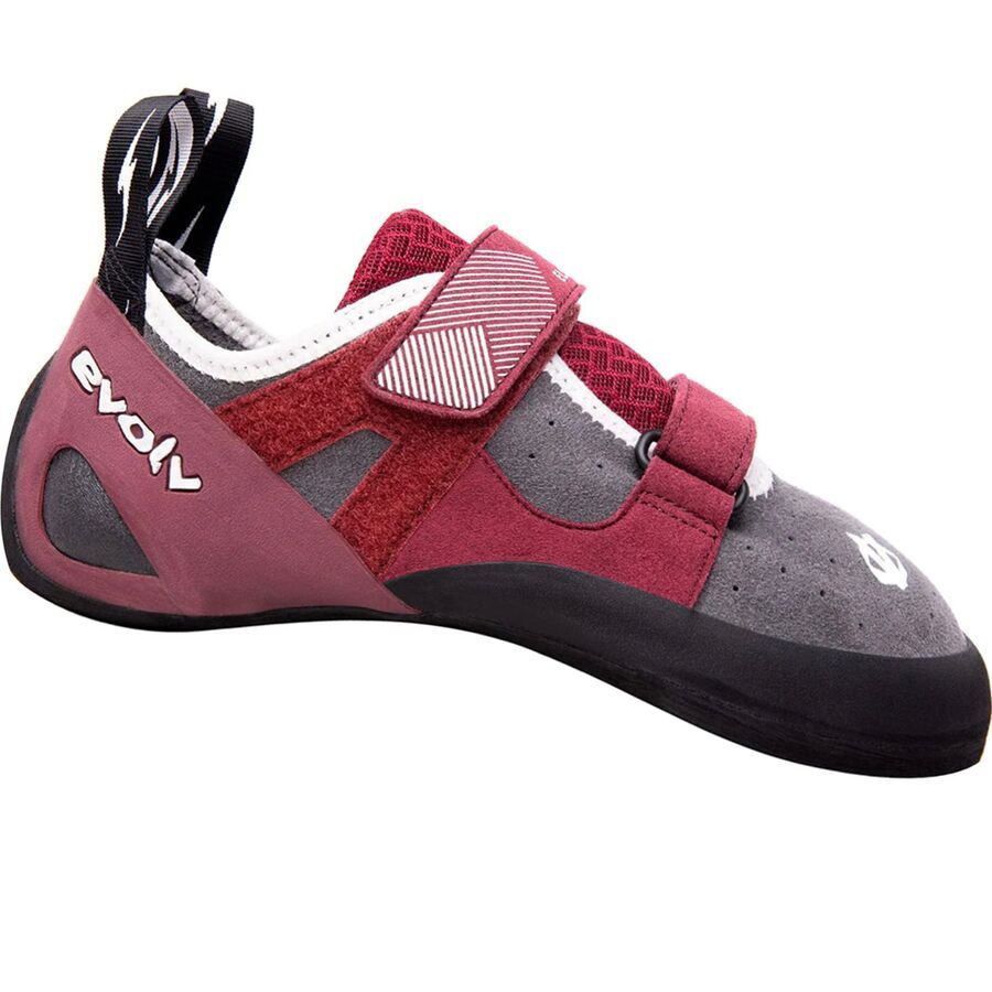 Evolv Elektra Climbing Shoe - Women's Merlot/Gray