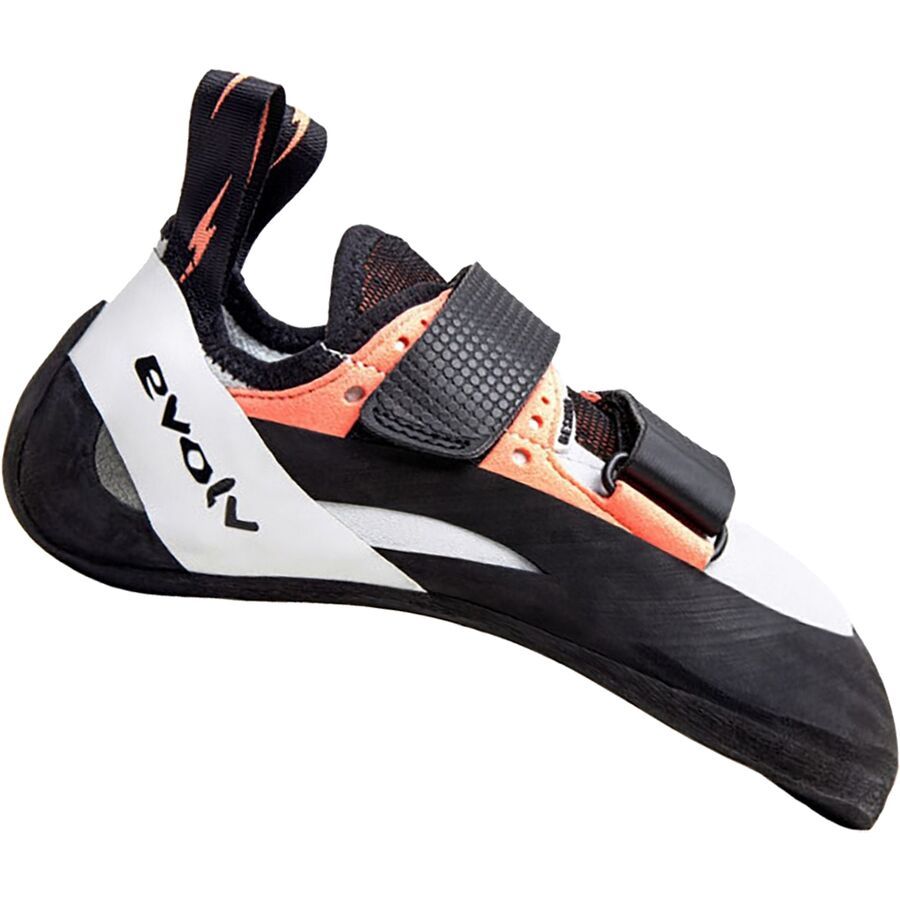 Evolv Geshido Climbing Shoe - Women's White/Coral/Black