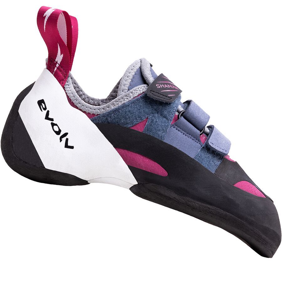 Evolv Shaman LV Climbing Shoe Beet Red/Slate