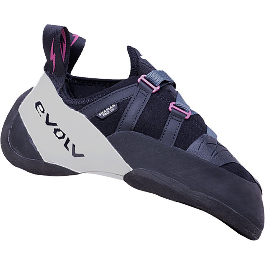 Evolv Shaman Pro LV Climbing Shoe Black/Beet Red