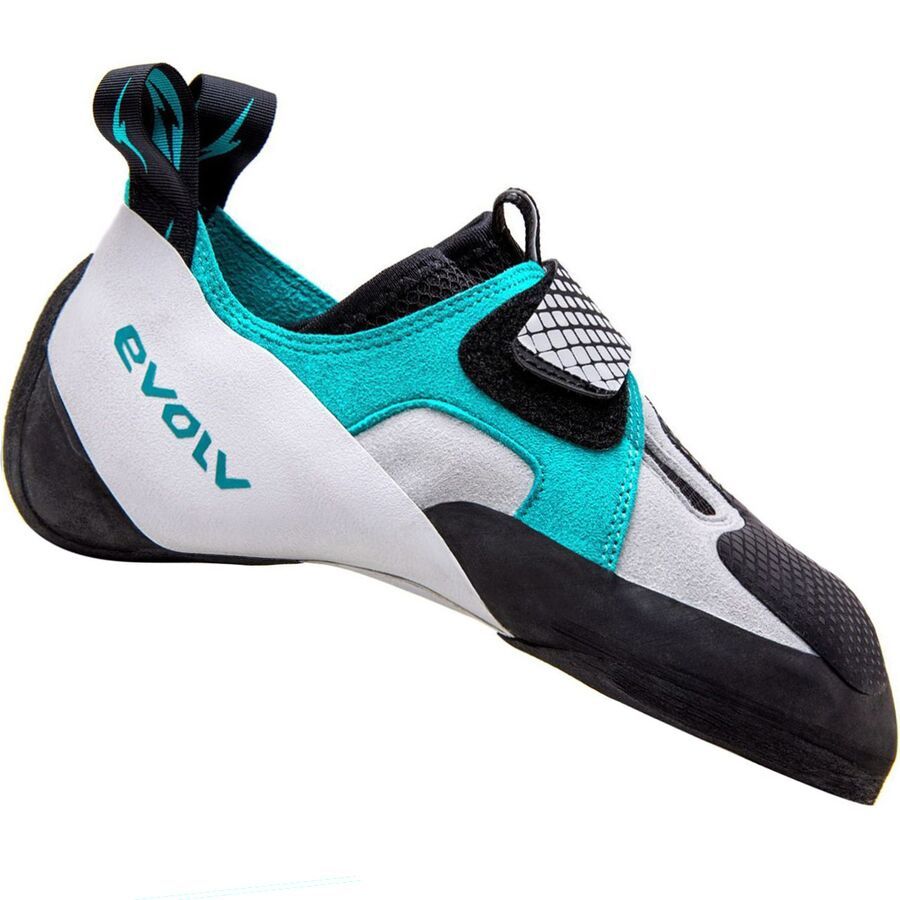 Evolv Zenist Climbing Shoe - Women's White/Teal/Black