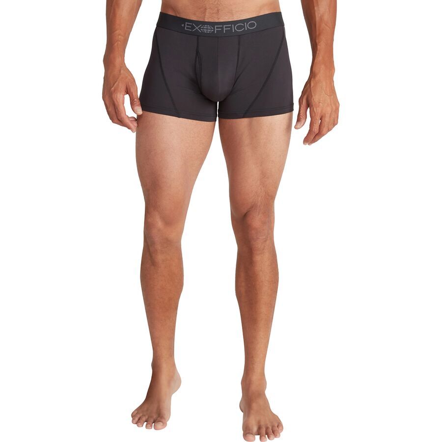 ExOfficio Give-N-Go Sport 2.0 3in Boxer Brief - Men's Black/Black
