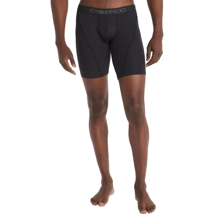 ExOfficio Give-N-Go Sport 2.0 9in Boxer Brief - Men's Black/Black