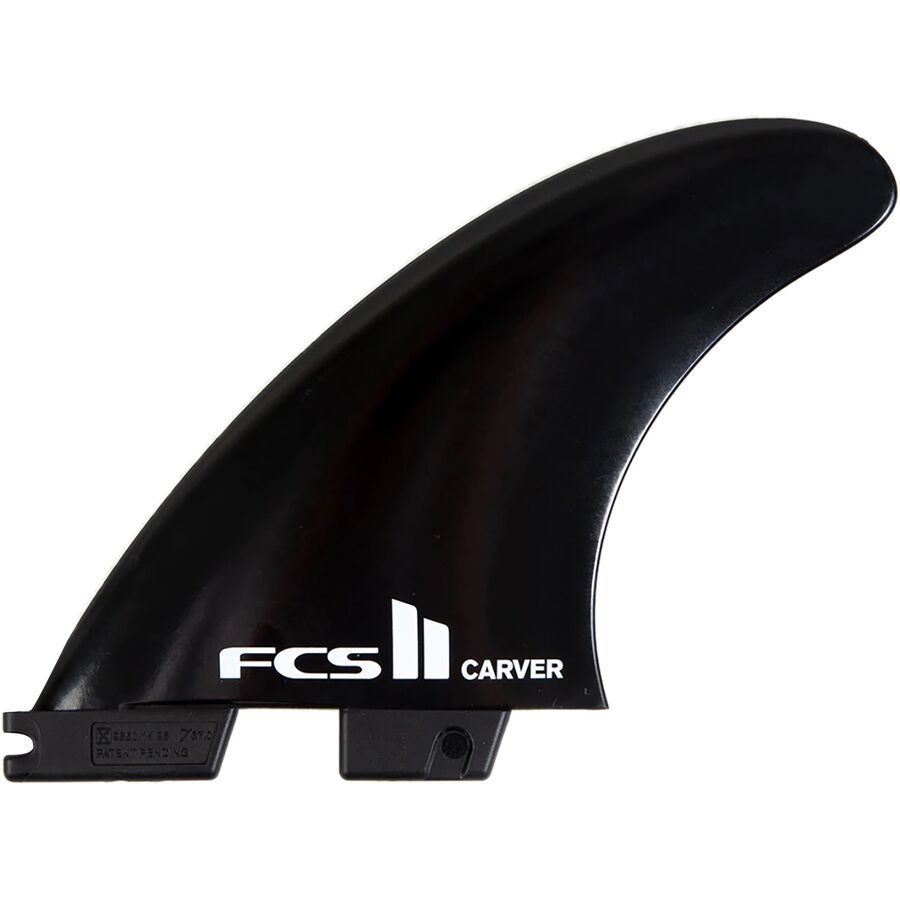 FCS II Carver Black Large Tri Fin Black