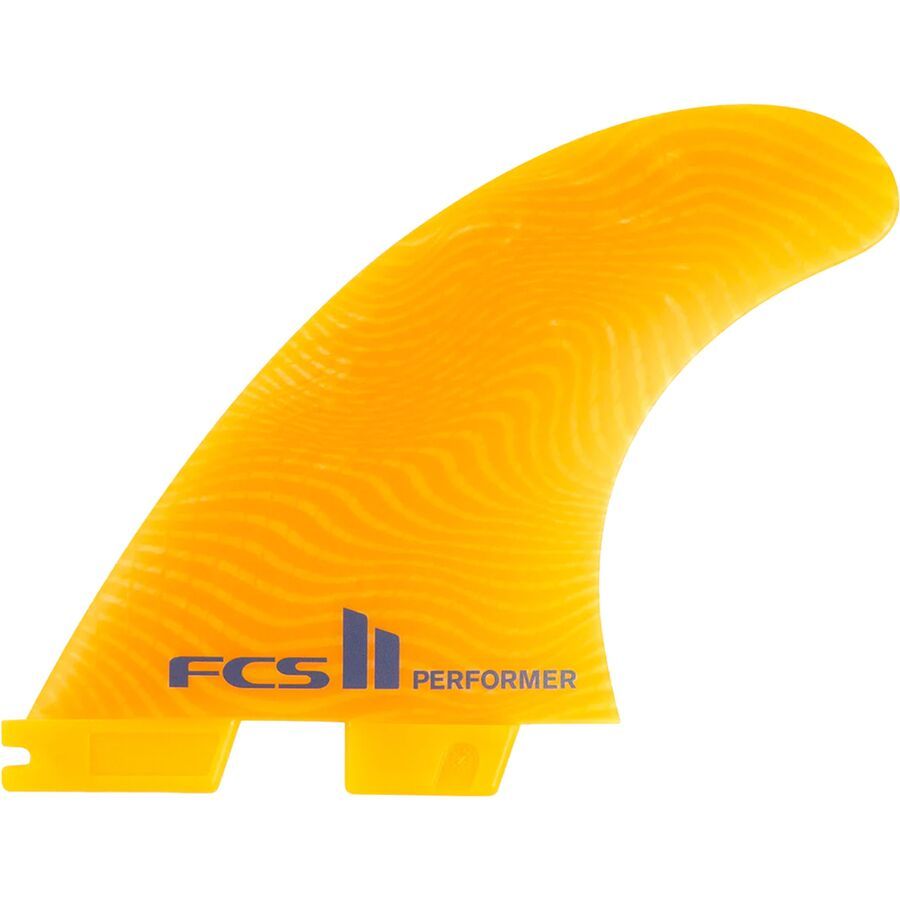 FCS II Performer Neo Glass Tri Fins Mango