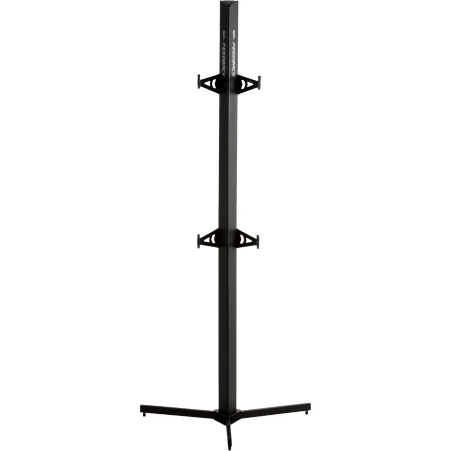 Feedback Sports Velo Cache 2 Bike Storage Column Black