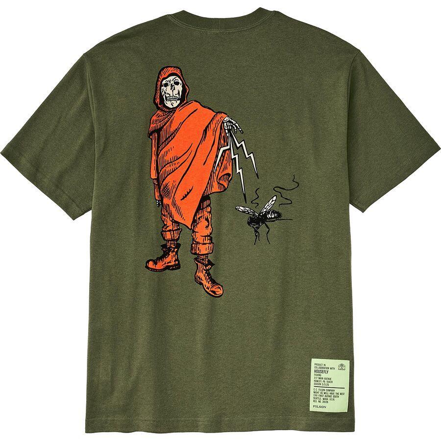 Filson X Housefly Short-Sleeve Graphic T-Shirt - Men's CypressE