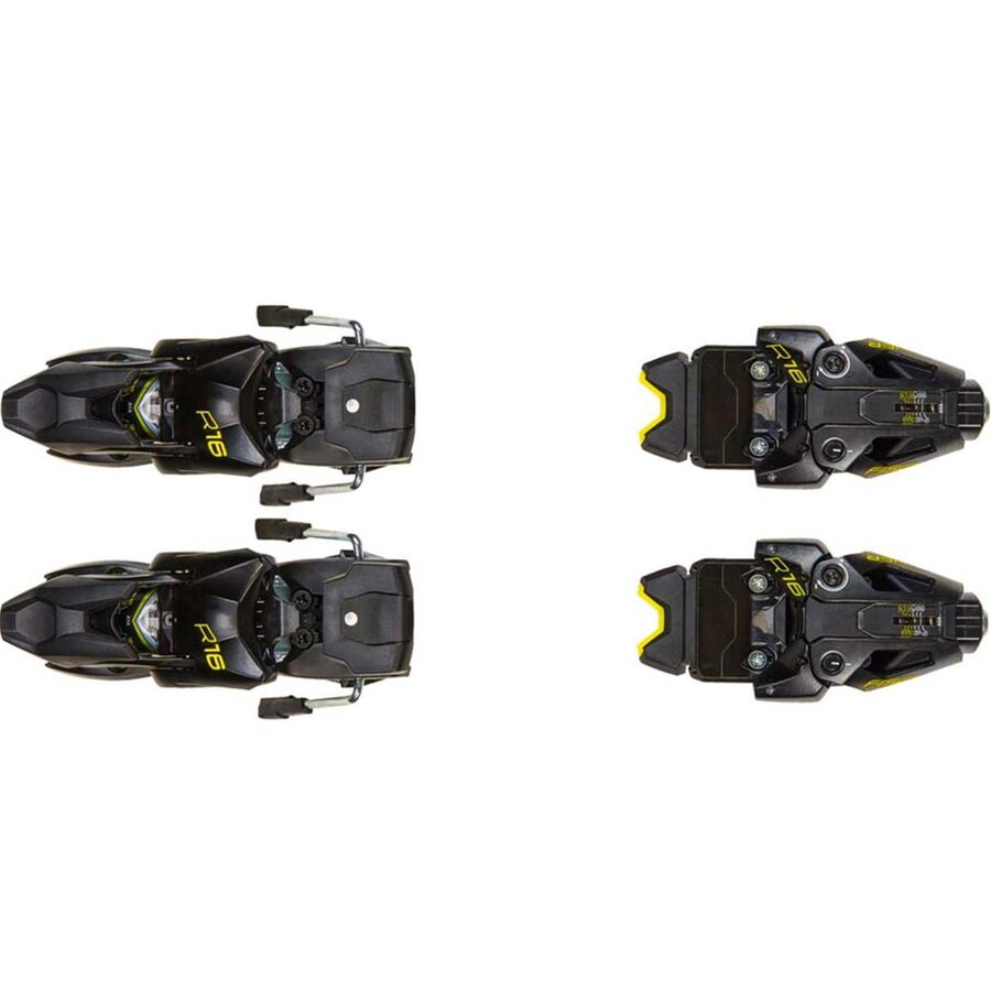 Fischer R 16 Ski Bindings - 2024 Black/Yellow