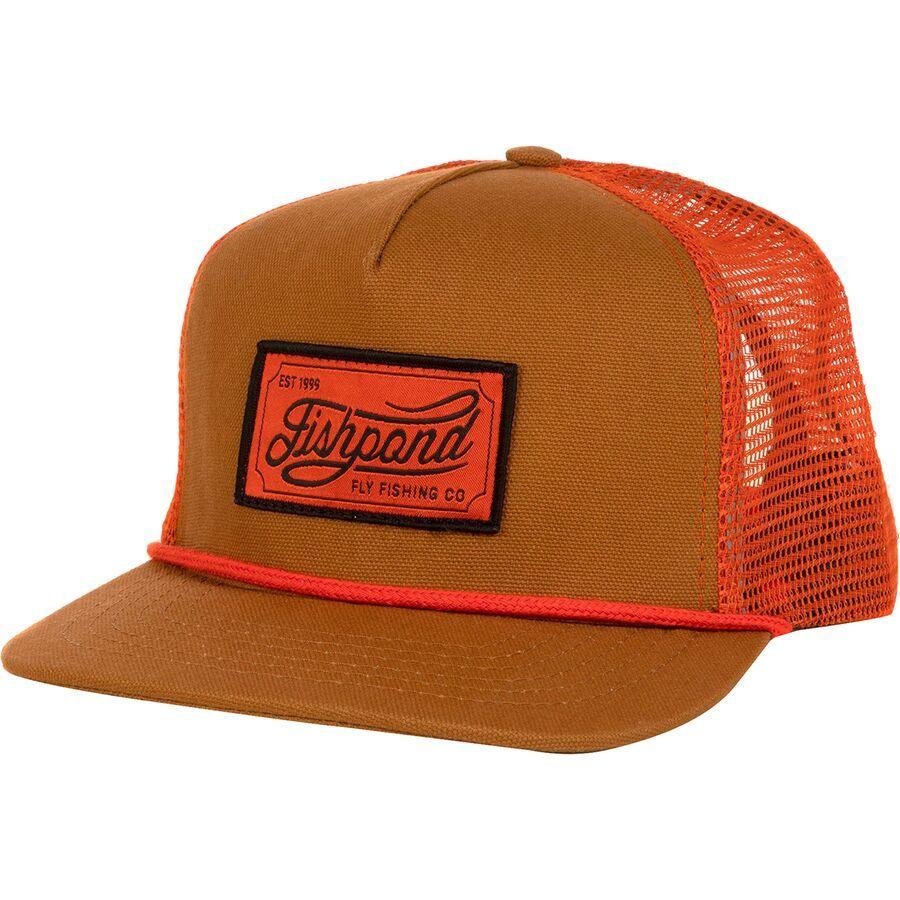 Fishpond Heritage Trucker Hat Sandbar/Orange