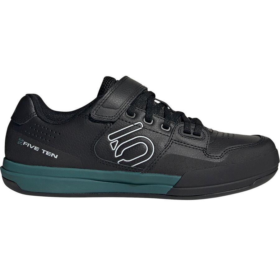 Five Ten Hellcat Cycling Shoe - Women's Core Black/Crystal White/Hazy Emerald