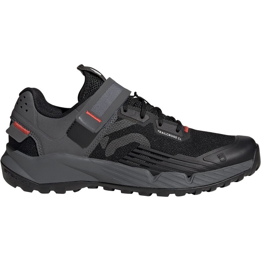 Five Ten Trailcross Clip-In Cycling Shoe - Women's Core Black/Grey Three/Red