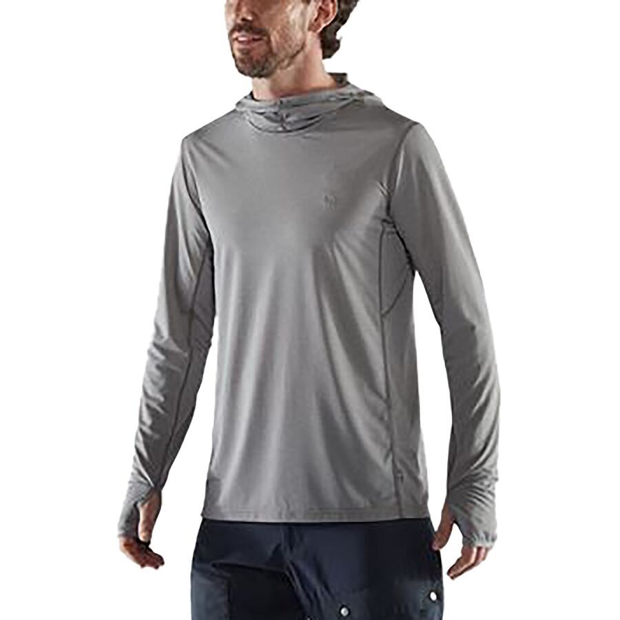 Fjallraven Abisko Sun Hoodie - Men's Shark Grey
