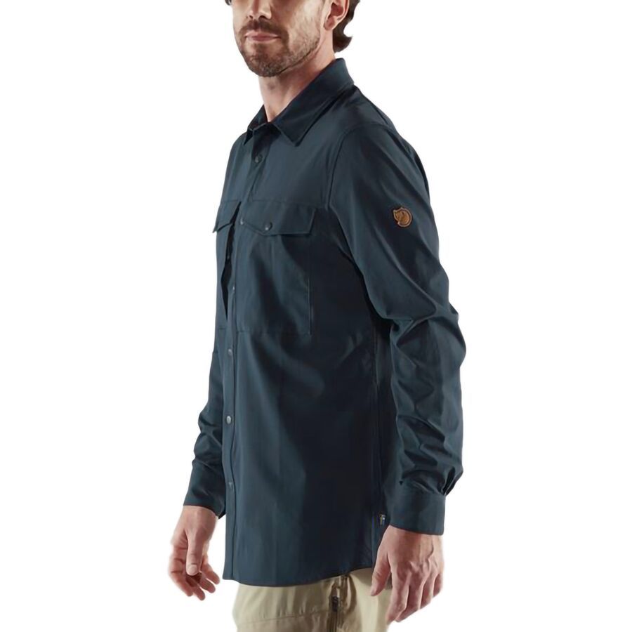 Fjallraven Abisko Trekking Shirt - Men's Dark Navy