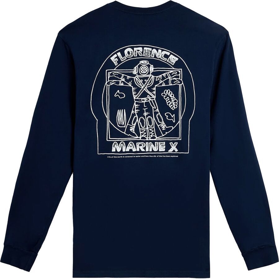 Florence Marine X Aquanaut Long-Sleeve T-Shirt - Men's Navy