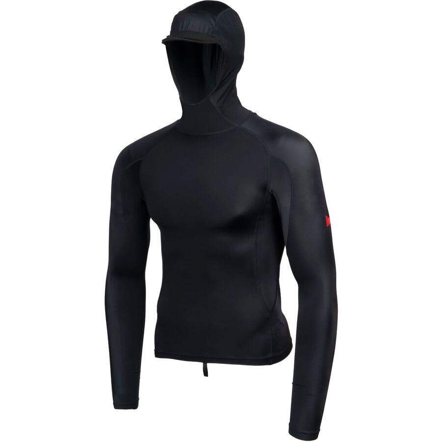 Florence Marine X Long-Sleeve Hooded Rashguard Black