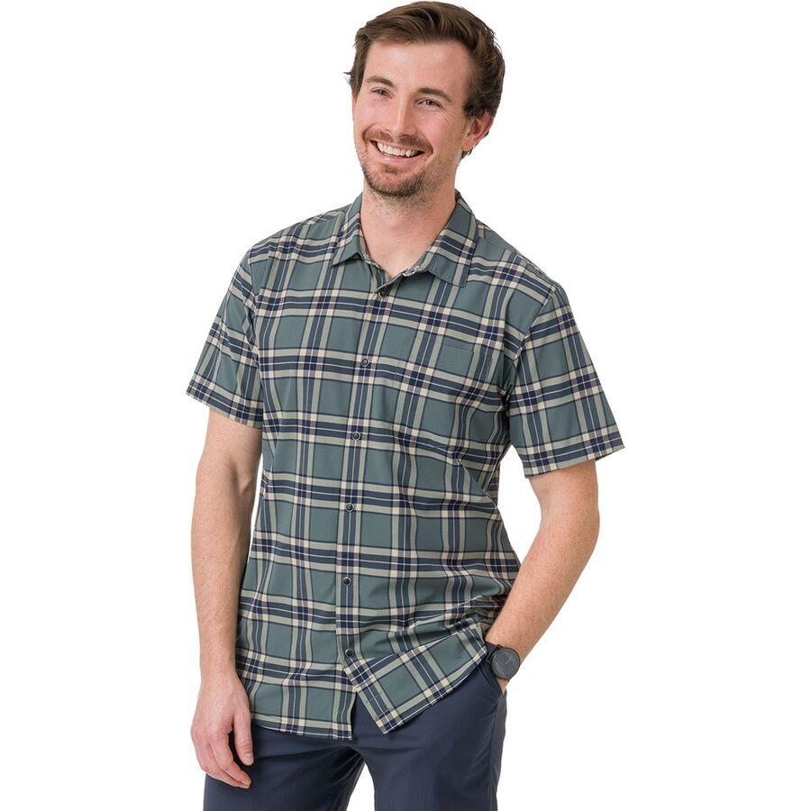 Flylow Anderson Shirt - Men's Eucalyptus/Mist Plaid