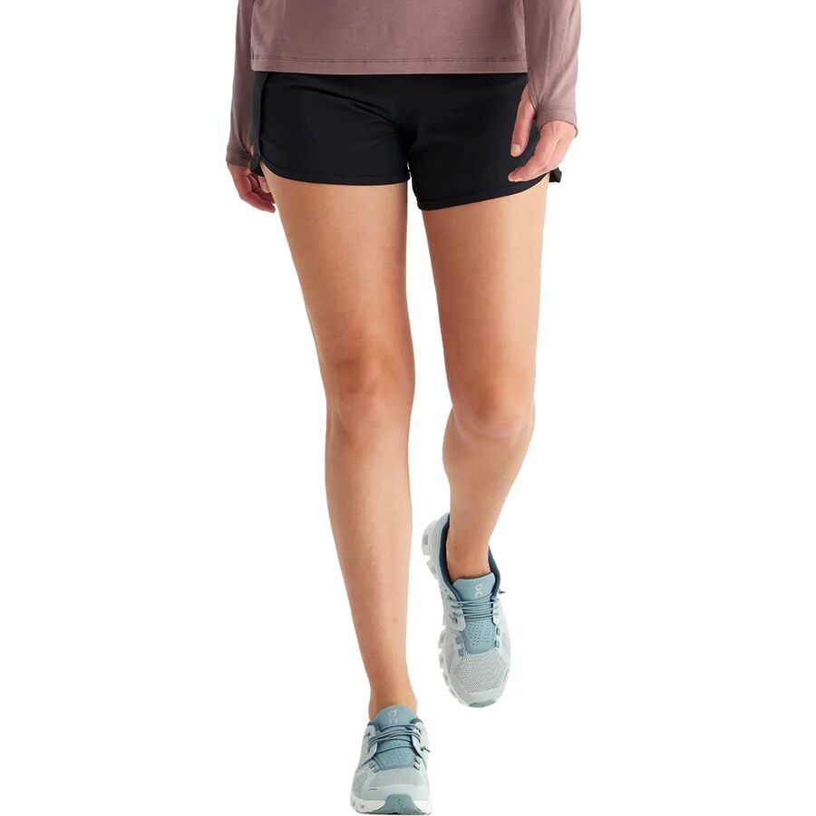 Free Fly Bamboo-Lined Active Breeze 3in Short - Women's Black