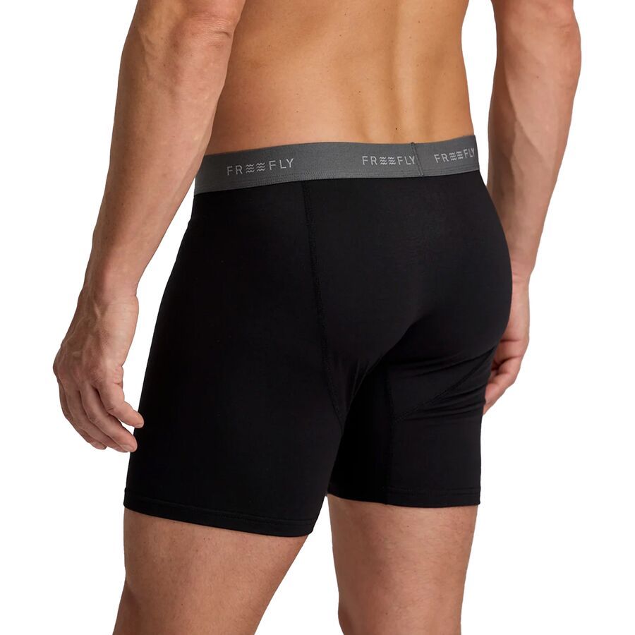 Free Fly Bamboo Motion Boxer Brief - Men's Black