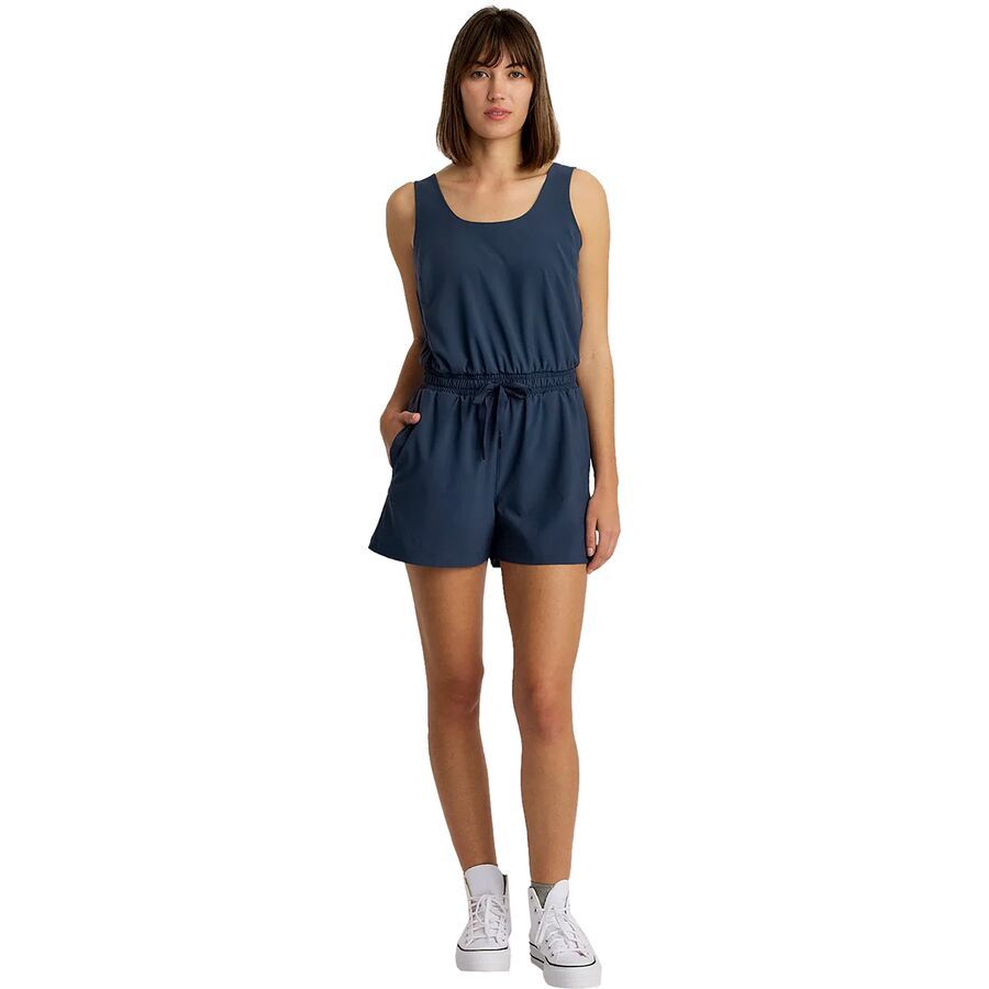 Free Fly Breeze Romper - Women's Storm Cloud