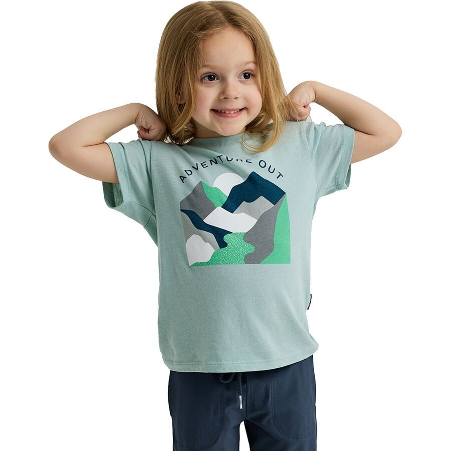 Free Fly Canyon T-Shirt - Toddler Boys' Heather Ocean Mist