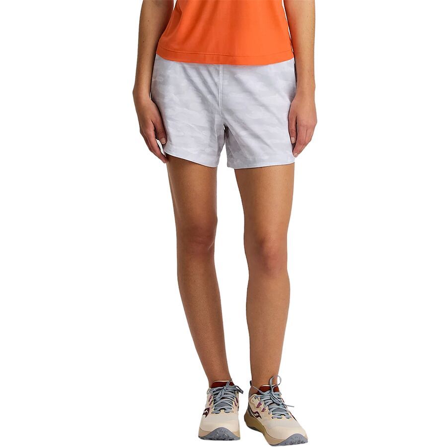 Free Fly Lined Active Breeze 5in Short - Women's Seasmoke Camo - Cloud Grey