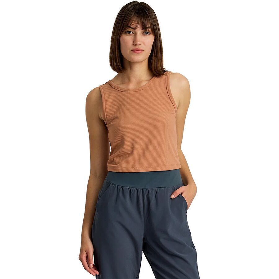 Free Fly Ribbed Tank Top - Women's Canyon Clay