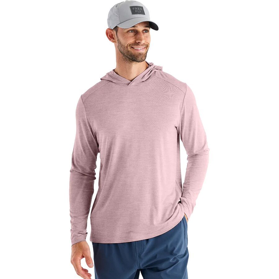 Free Fly Shade Hoodie - Men's Heather Adobe Red