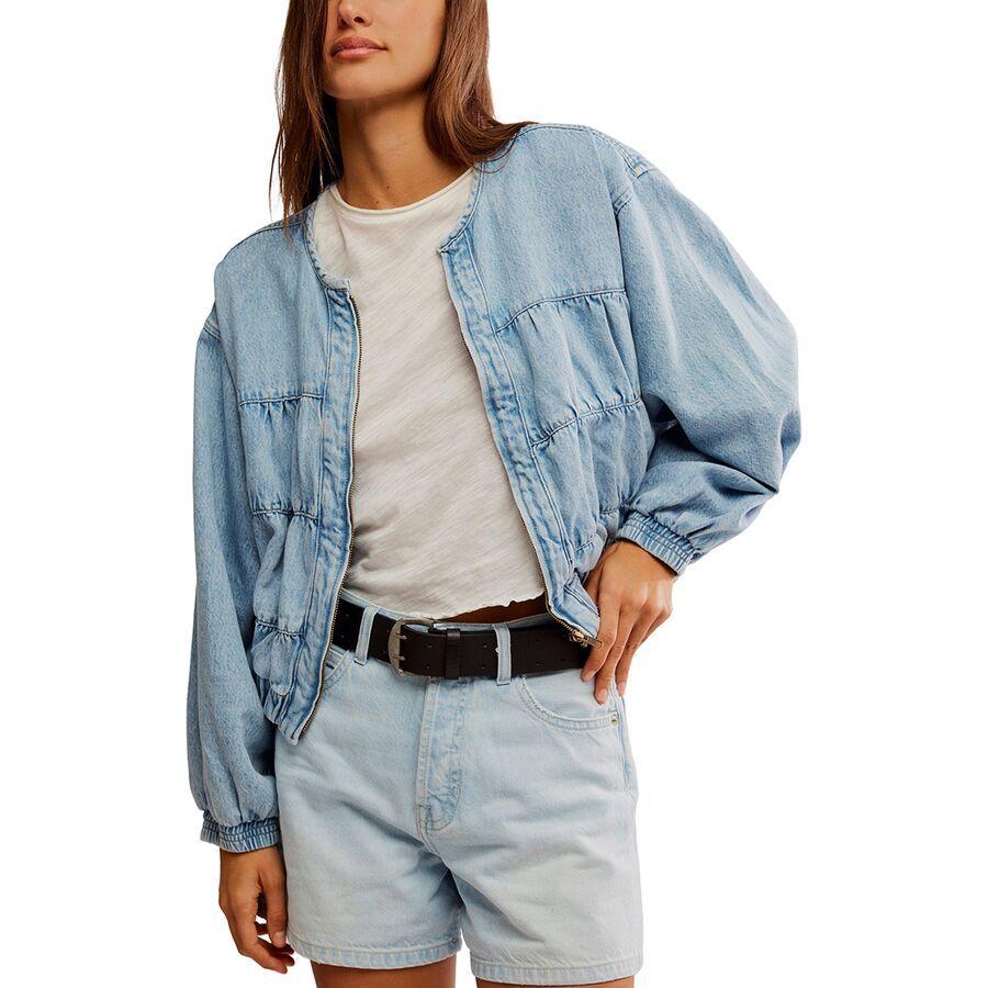 Free People Layla Denim Jacket - Women's Sunbeam