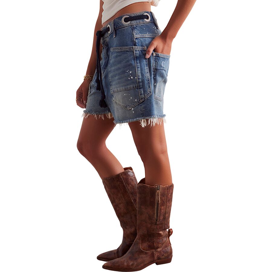 Free People Moxie Short - Women's Timeless Blue