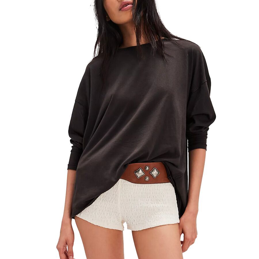 Free People Nina Long-Sleeve T-Shirt - Women's Black