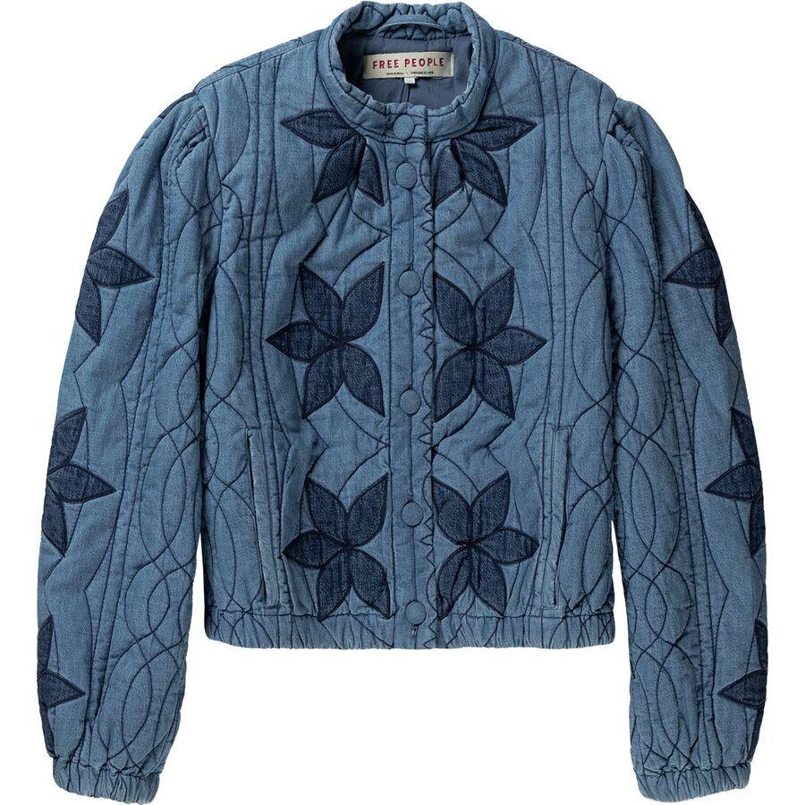 Free People Quinn Quilted Jacket - Women's Indigo Combo