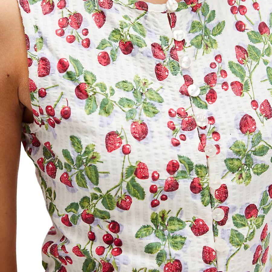 Free People Tilly Print Vest - Women's Antique Ivory Combo