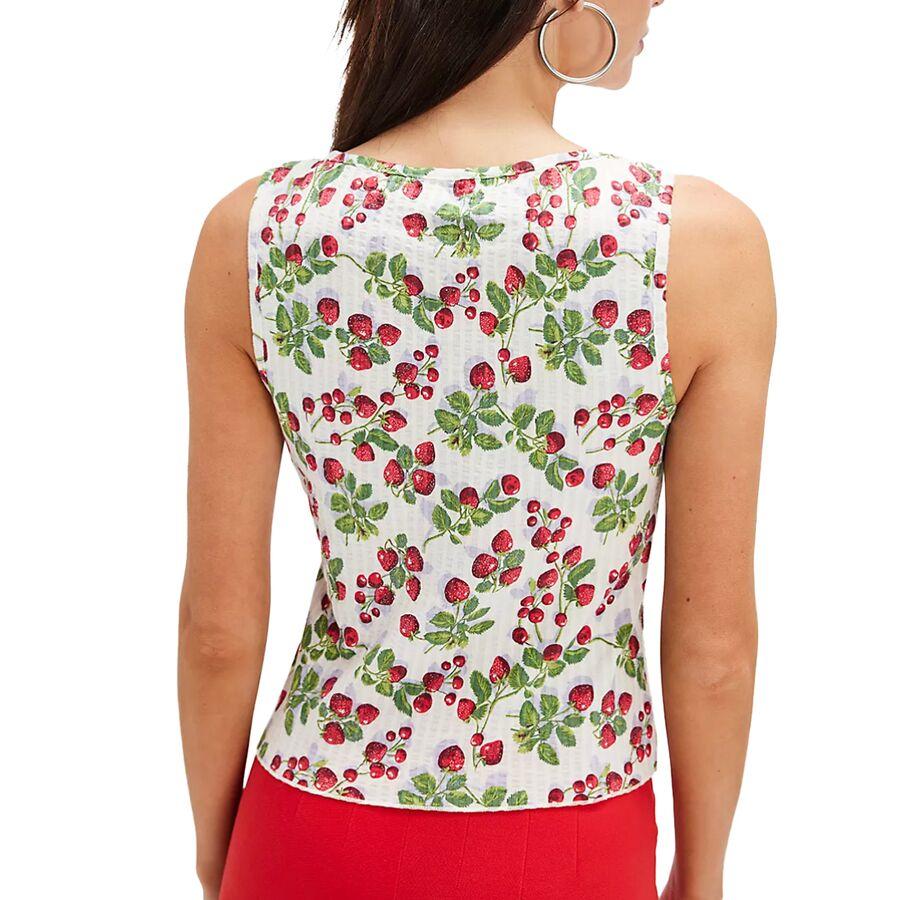 Free People Tilly Print Vest - Women's Antique Ivory Combo