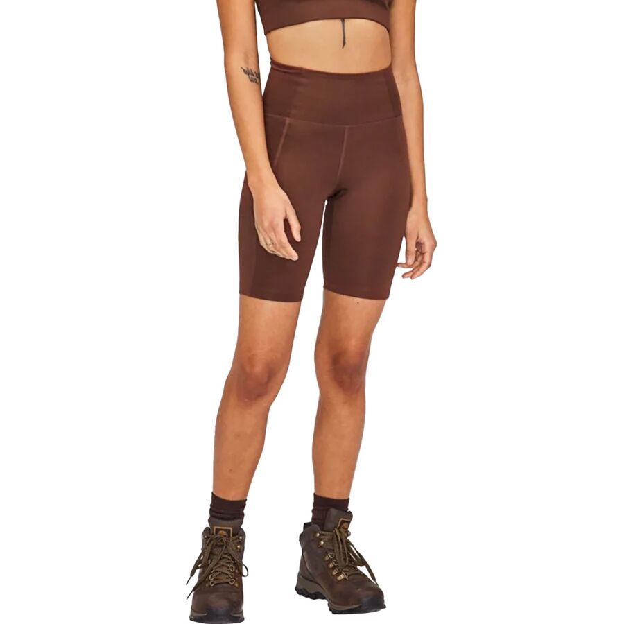 Girlfriend Collective High Rise Bike Short - Women's Earth
