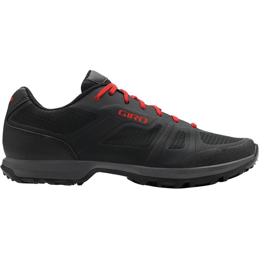 Giro Gauge Cycling Shoe - Men's Black/Bright Red