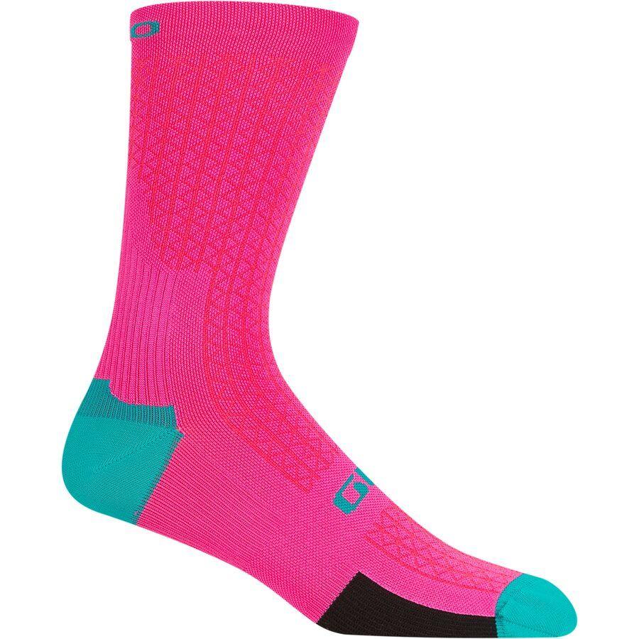 Giro HRC Team Sock Neon Pink/Screaming Teal