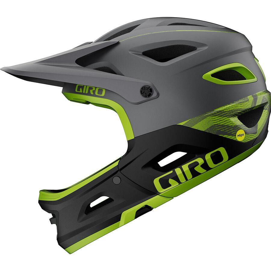 Giro Switchblade Mips Helmet Matte Metallic Black/Ano Lime