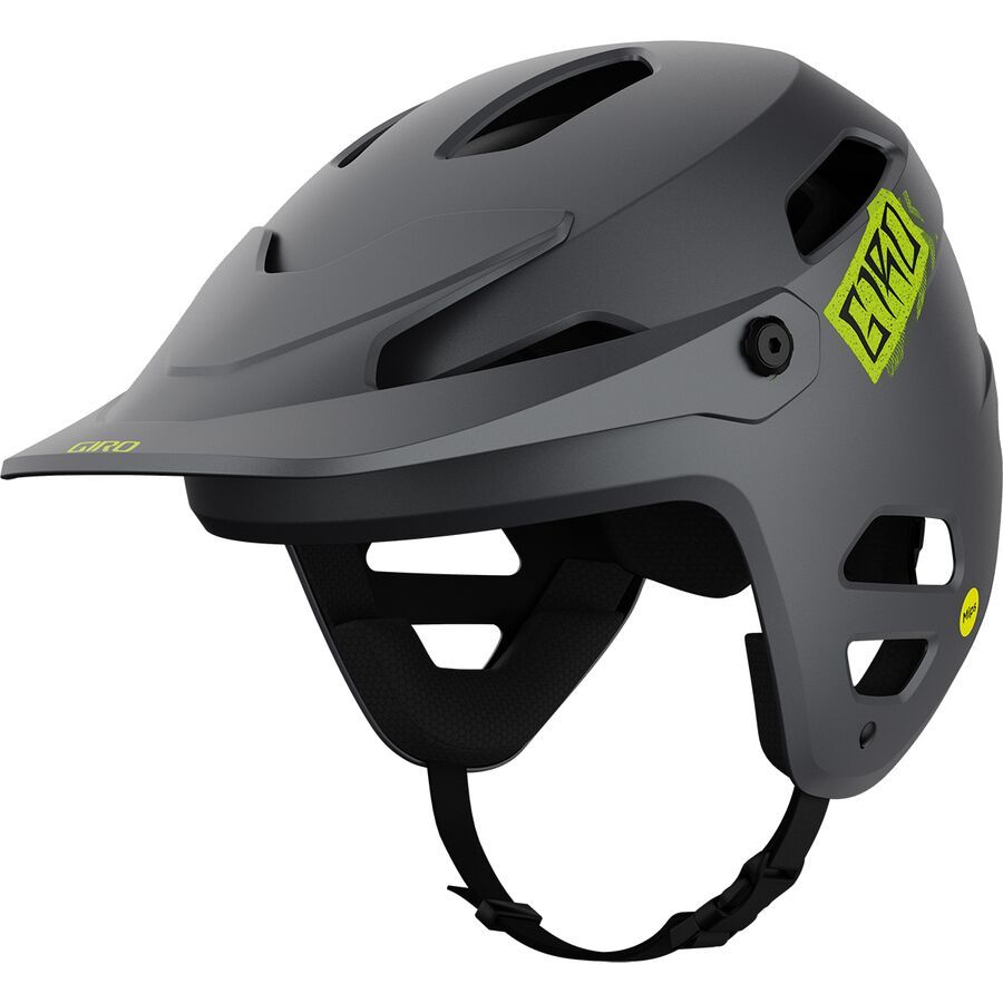 Giro Tyrant Spherical Helmet Matte Metallic Black/Ano Lime