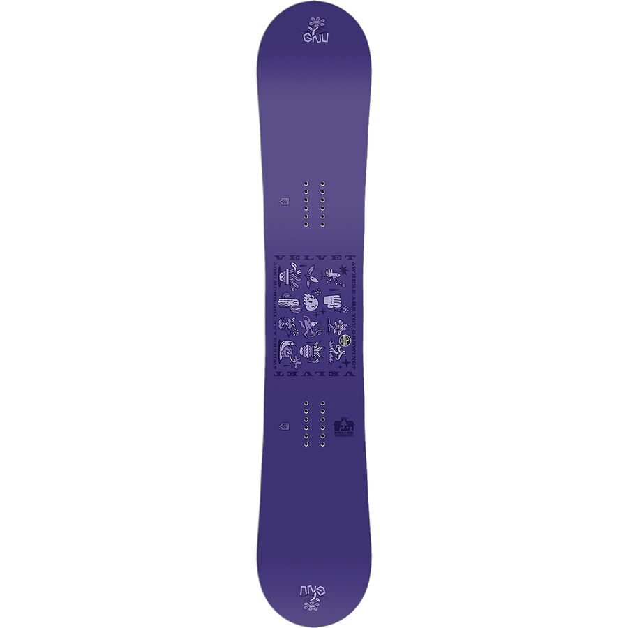 Gnu Velvet Snowboard - 2025 - Women's One Color