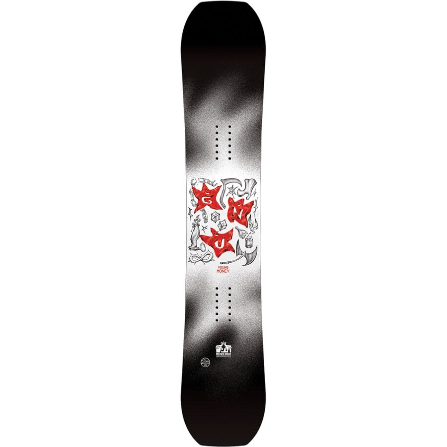 Gnu Young Money Snowboard - 2025 - Kids' One Color