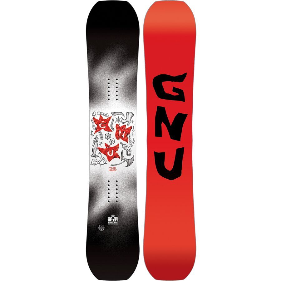 Gnu Young Money Snowboard - 2025 - Kids' One Color