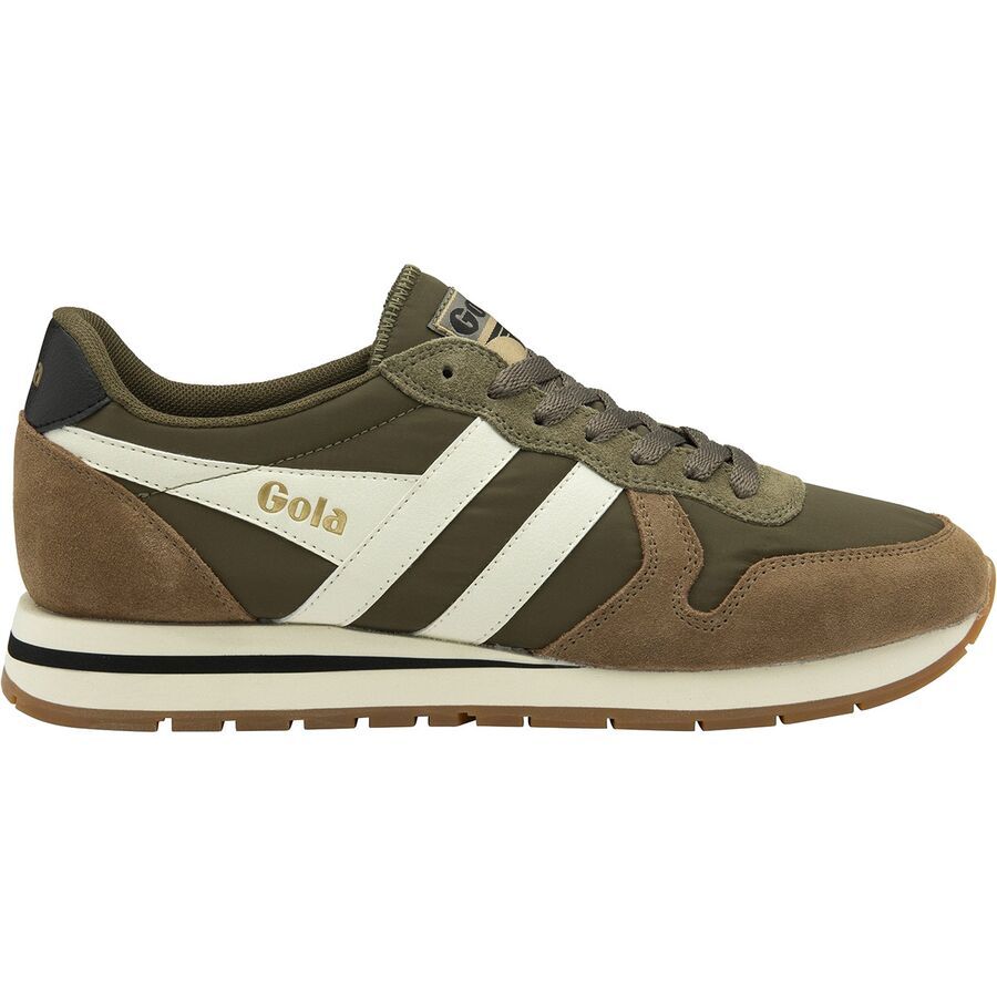 Gola Daytona Chute Sneaker - Men's Khaki/Tobacco/Off White